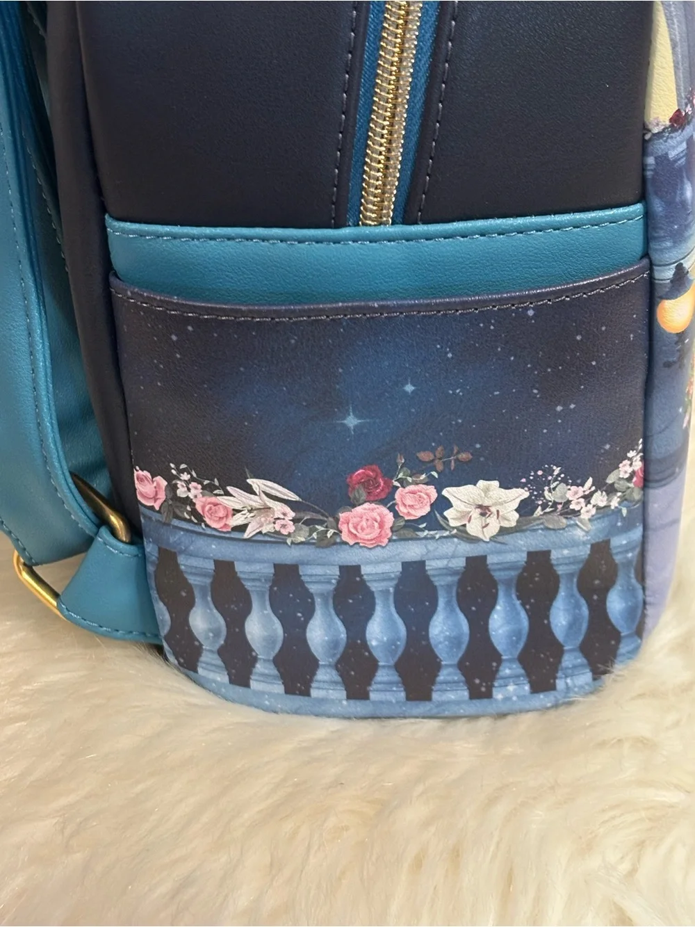 Loungefly Disney Princess Cinderella Castle Steps Mini Backpack NWT